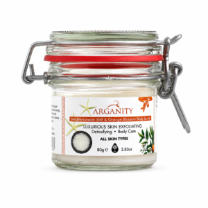 Argan Body Scrub – Mediterranean Salt & Orange Blossom