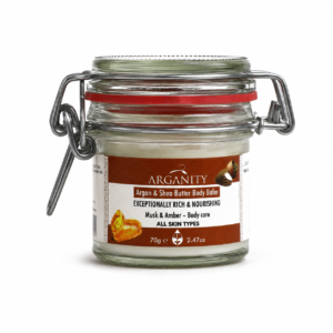 Shea Butter and Argan Body Balm – Musk and Amber