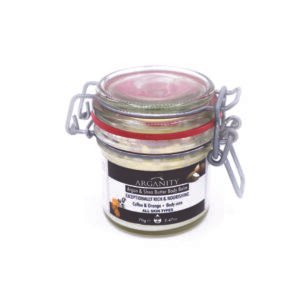 Shea Butter and Argan Body Balm – Orange and Coffee