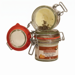 Shea Butter and Argan Body Balm – Musk and Amber