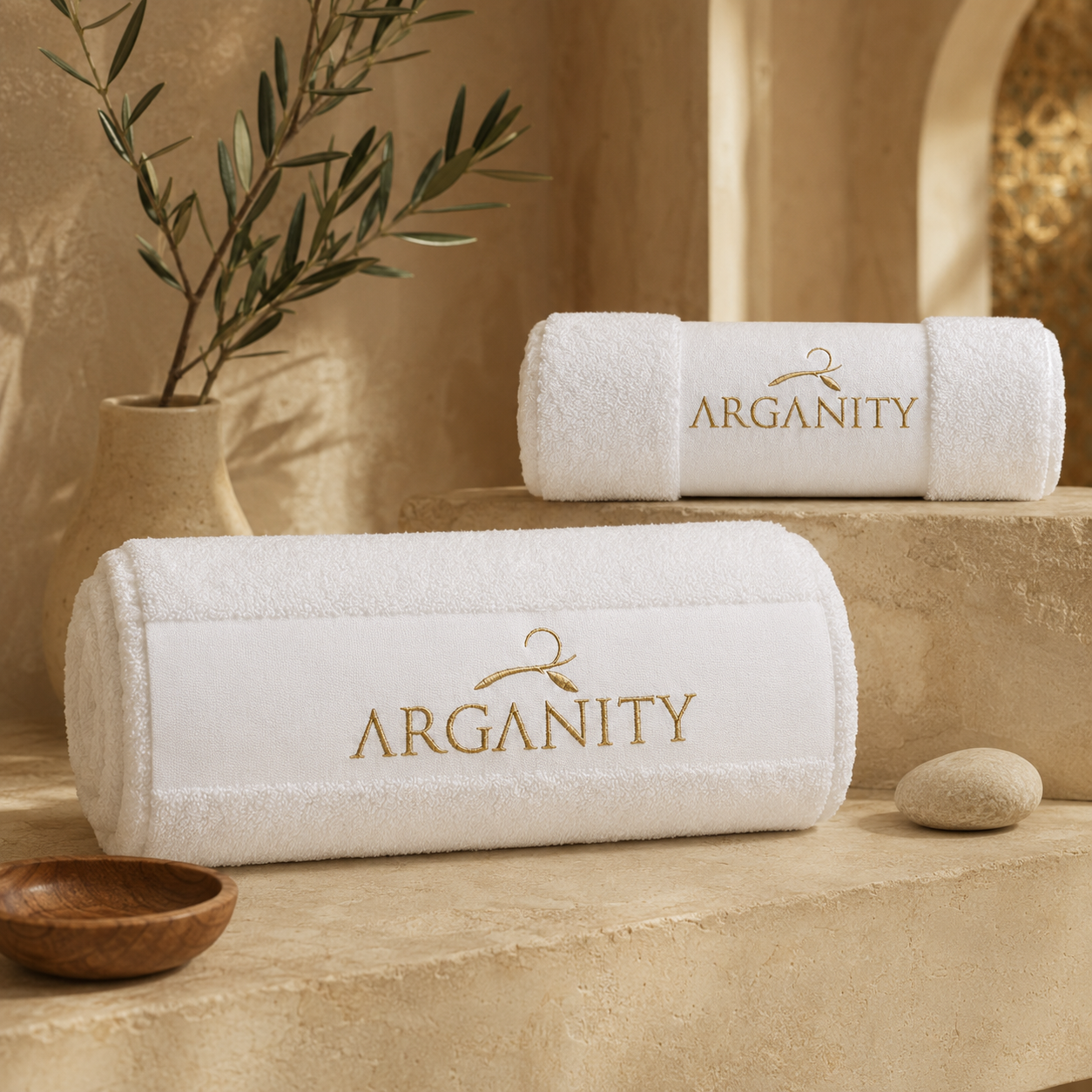 Premium Embordered Cotton Towel - Image 3